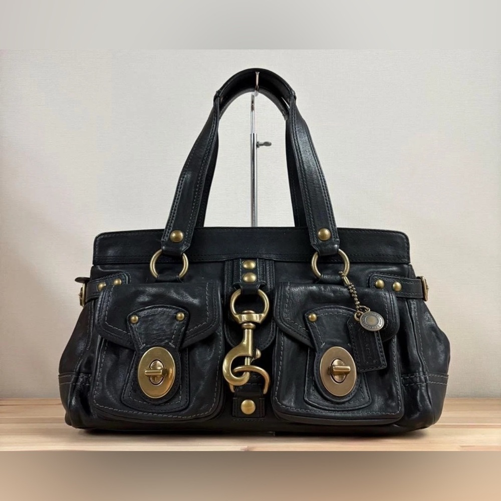 Coach RARE limited edition 65th anniversary Legacy Mandy in EUC w/ turn lock